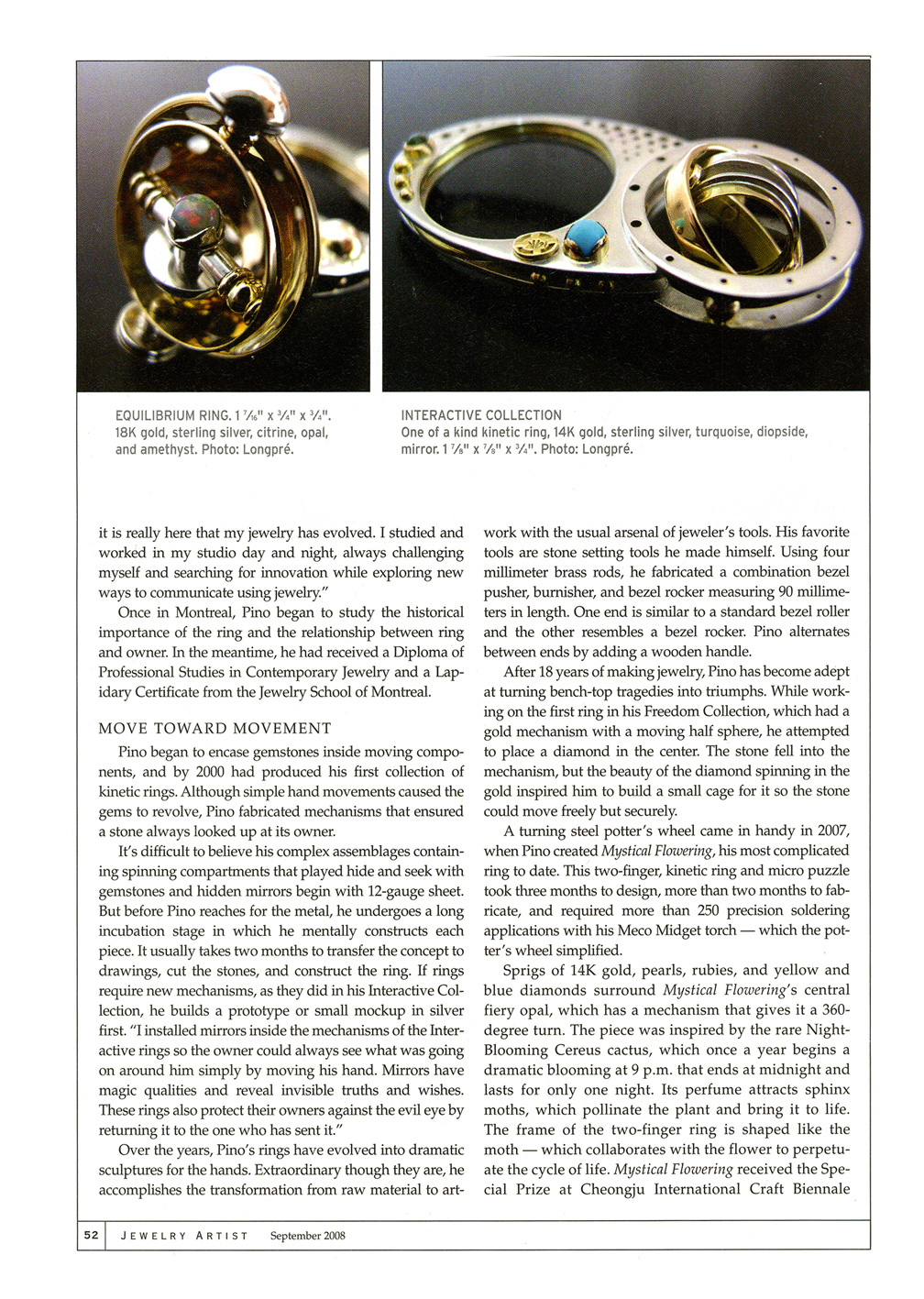 Jewelry Artist Magazine